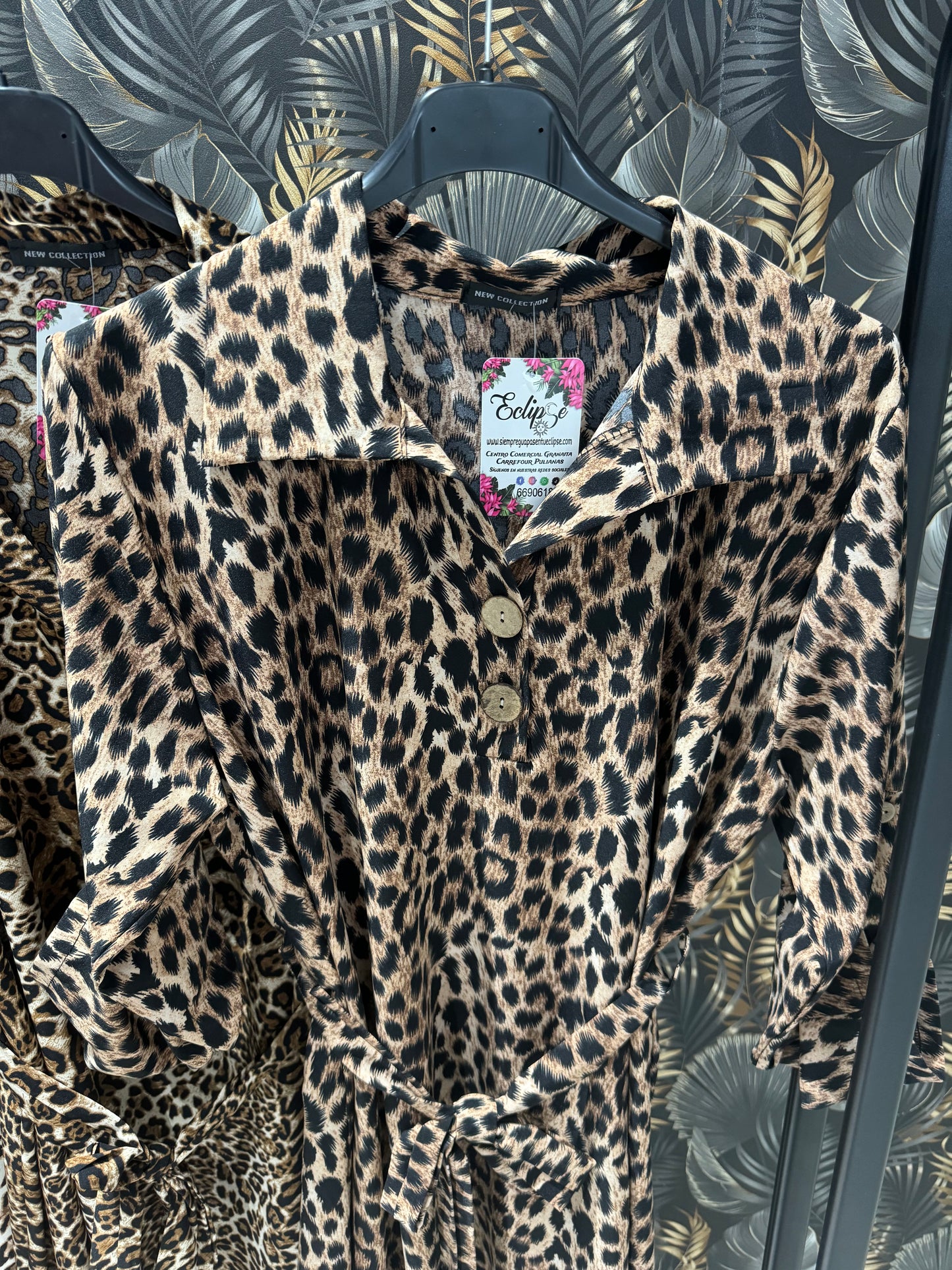 Vestido leopardo