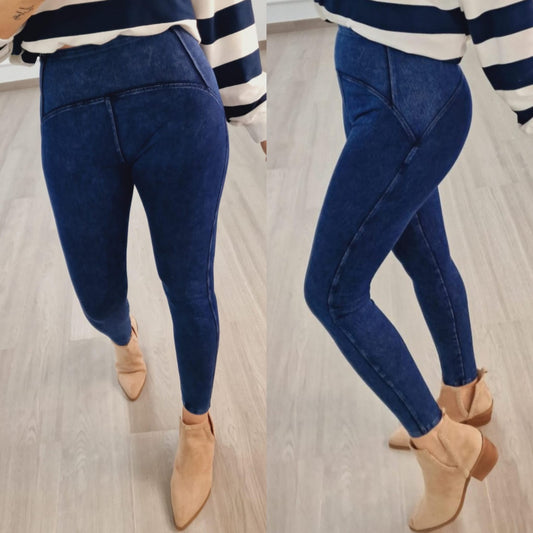 Legging vaquero con pelito