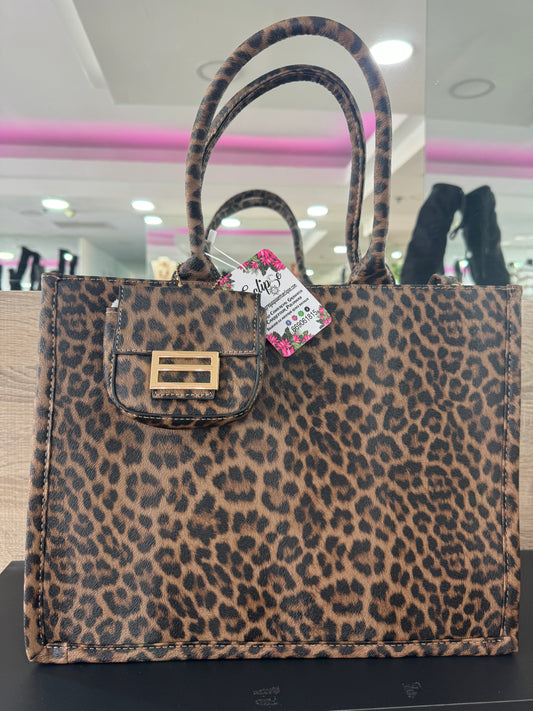 Bolso leopardo marrón